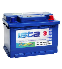 Аккумулятор ISTA 7 Series 71 Ач о.п. R+ (низкий)