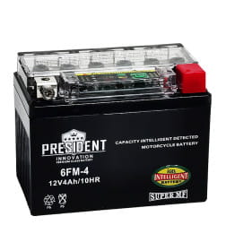 Аккумулятор President Innovation IGel AGM 1204 4Ah (YTX4L-BS IGEL) кнопочная индикация