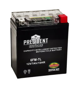 Аккумулятор President Innovation IGel AGM 1207.1 7Ah (YTX7L-BS IGEL) кнопочная индикация
