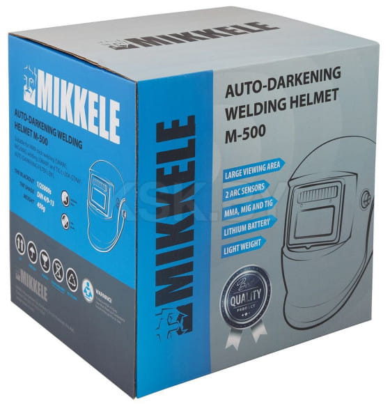 Маска сварщика MIKKELE M-500 (синяя) (M500BLUEMIK) 