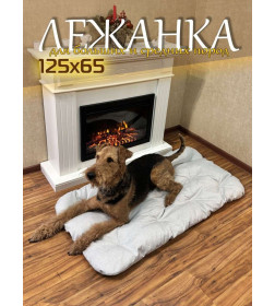 Лежанка для животных 125x65x10 см (светло серо-зеленый) MATEX MELANGE PET 66-569