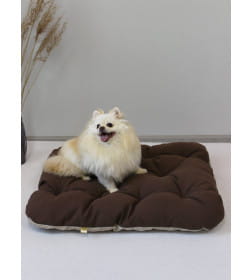 Лежанка для животных 75x57 см (коричневый, бежевый) MATEX HAGA. PET 55-778