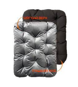 Лежанка для животных 75x57 см (коричневый, бежевый) MATEX HAGA. PET 55-778