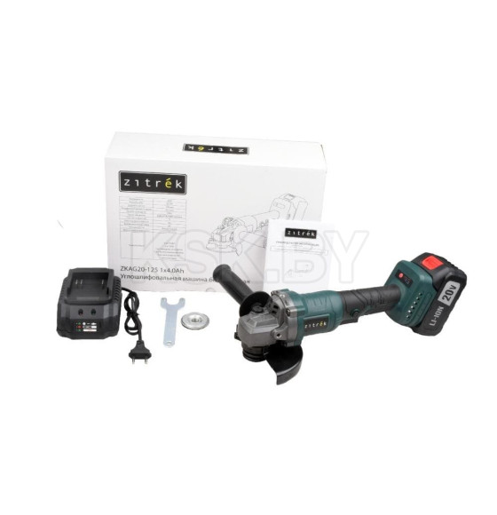 Углошлифмашина аккумуляторная Zitrek ZKAG20-125 085-1024 (085-1024) 