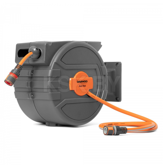 Катушка автоматическая со шлангом Auto Reel x25 и набором для полива DAEWOO DWR 3050 (DWR 3050) 