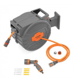 Катушка автоматическая со шлангом Auto Reel x25 и набором для полива DAEWOO DWR 3050