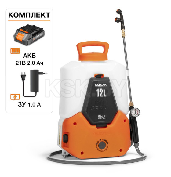 Опрыскиватель аккумуляторный DAEWOO DSA 1221Li SET (DSA 1221Li SET) 