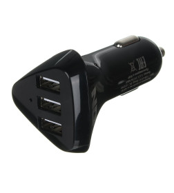 Устройство зарядное автомобильное, 3xUSB, 3A, 12/24В ЕРМАК