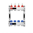 Группа коллекторная с расходомерами ВР 1", на  4 контура 3/4" EK, нержавеющая сталь VARMEGA VM15104 (VM15104) 