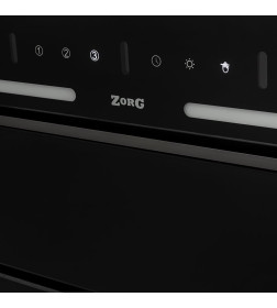Вытяжка кухонная ZORG STAR 1080 60 S-GC черная