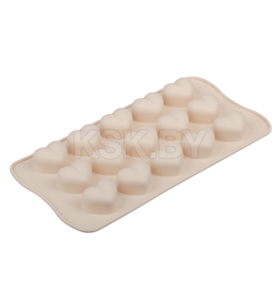 Форма силиконовая для шоколада и льда 15 ячеек, 21x10x1,6см 