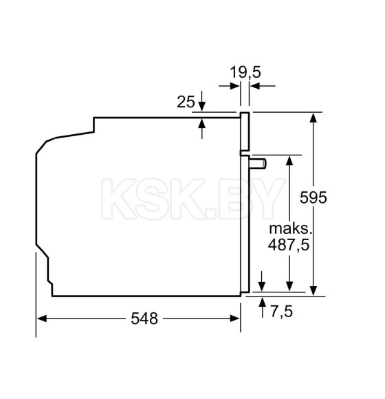Духовой шкаф электрический Bosch HBA554EB3 (HBA554EB3) 