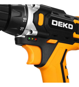 Дрель-шуруповерт аккумуляторная DEKO Banger 20V ONE + 083-1116