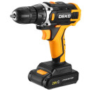 Дрель-шуруповерт аккумуляторная DEKO Banger 20V ONE + 083-1116 (083-1116) 