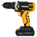 Дрель-шуруповерт аккумуляторная DEKO Banger 20V ONE + 083-1110 (083-1110) 