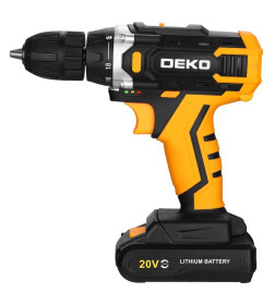 Дрель-шуруповерт аккумуляторная DEKO Banger 20V ONE + 083-1110