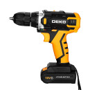 Дрель-шуруповерт аккумуляторная DEKO Sharker 16V 083-1108 (083-1108) 