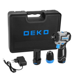 Дрель-шуруповерт аккумуляторная DEKO Loner 12V PRO 085-1122