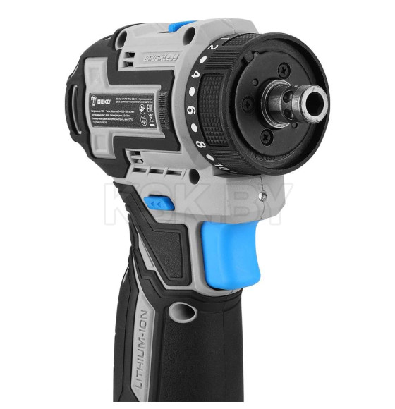 Дрель-шуруповерт аккумуляторная DEKO Loner 12V PRO 085-1122 (085-1122) 
