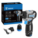 Дрель-шуруповерт аккумуляторная DEKO Loner 12V PRO 085-1121 (085-1121) 