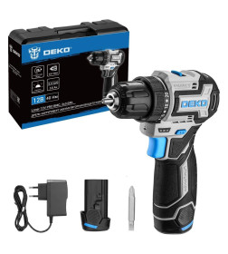 Дрель-шуруповерт аккумуляторная DEKO Loner 12V PRO 085-1011