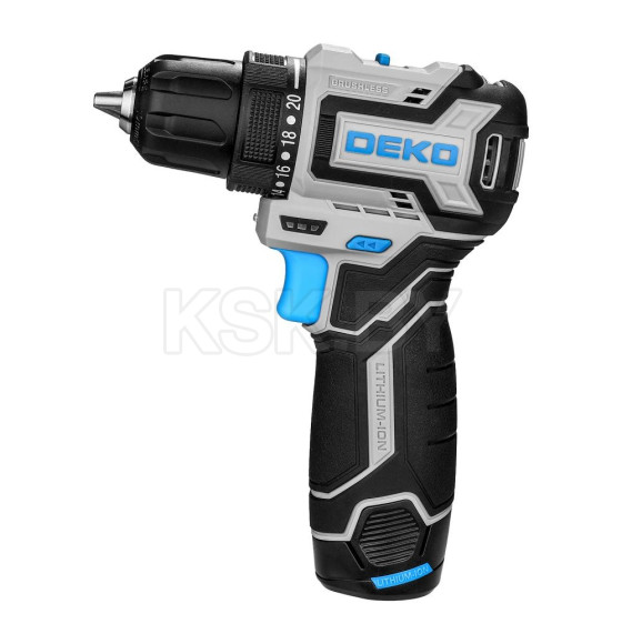 Дрель-шуруповерт аккумуляторная DEKO Loner 12V PRO 085-1011 (085-1011) 