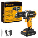 Дрель-шуруповерт аккумуляторная DEKO Banger 20V ONE + 083-1116 (083-1116) 