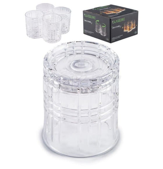 Набор стаканов крутящихся (4 шт.) GL013 (00106321) 