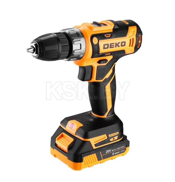 Дрель-шуруповерт аккумуляторная DEKO Banger 20V ONE + 083-1109 (083-1109) 
