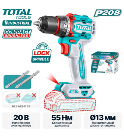 Дрель-шуруповерт аккумуляторная TOTAL TDLI205581