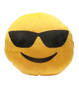 Подголовник дополнительный "Крутой" 30x30 см (желтый) MATEX EMOJI. SMILE 26-808