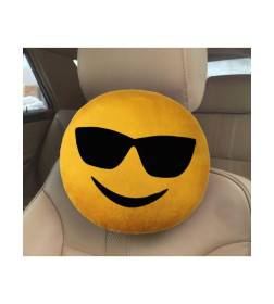 Подголовник дополнительный "Крутой" 30x30 см (желтый) MATEX EMOJI. SMILE 26-808