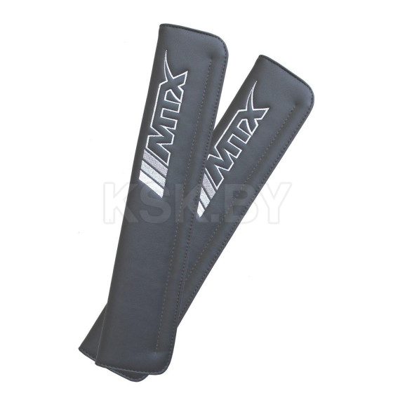 Накладка на ремень безопасности 35x7 см (серый, комплект 2 шт.) MATEX MTX 26-464 (26-464) 