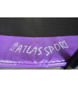 Батут Atlas Sport 183 см (6ft) с внешней сеткой без лестницы PURPLE