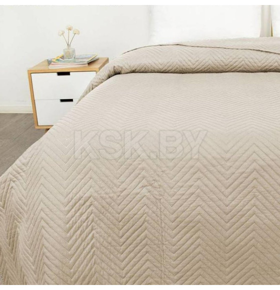Покрывало MATEX DECORATIVE COVER. GEOMETRY. Размер: 200x220 Цвет: бежевый (62-752) 