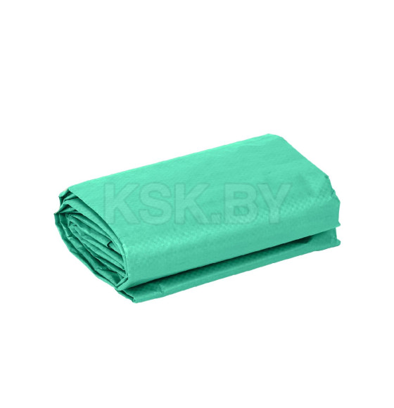 Тент защитный 120г/м2, УФ, 6х8м, тарпаулин, зеленый  УЦЕНКА