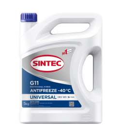 Антифриз SINTEC-40 G-11 Universal (синий) 10 кг