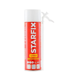 Пена монтажная бытовая всесезонная STARFIX Straw Foam (выход пены до 20 литров) 500 мл