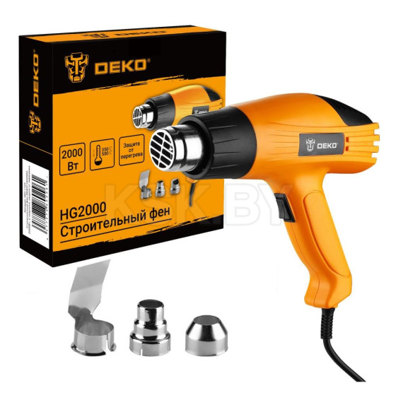 Фен строительный (термовоздуходувка) DEKO HG2000 (083-1123) 