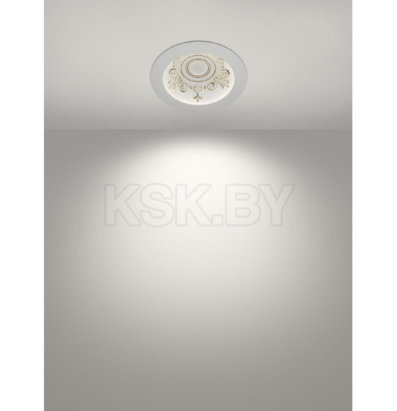 Светильник встраиваемый LED Деко 03, 10 Вт, 4000K, кругл, 170 мм, золото/белый, IP44 TDM SQ0362-0007 (SQ0362-0007) 