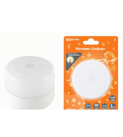 Ночник "Зефир" с диммером, 5LED, 1 Вт, 3хАА, подвес, TDM SQ0357-0122