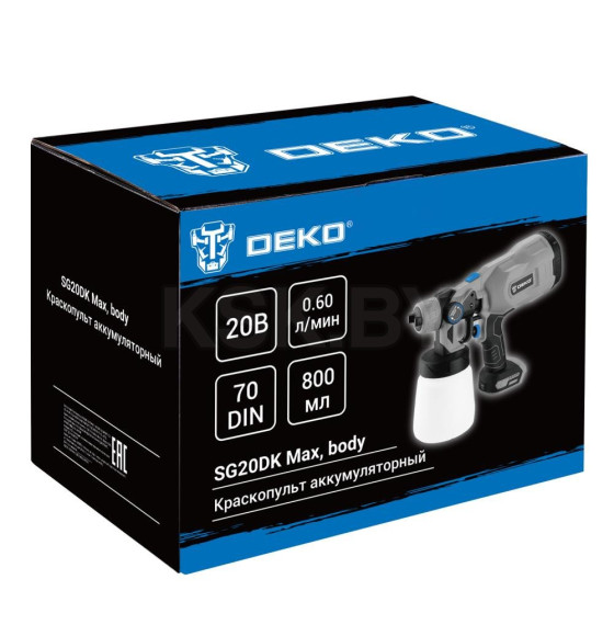 Краскопульт аккумуляторный DEKO SG20DK Max (083-1134) 