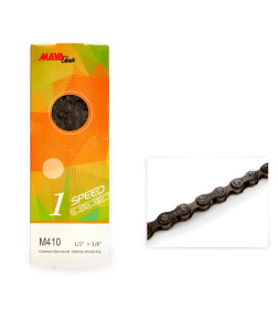 Цепь велосипедная M410, 1-ск., 114 зв. Maya MY11001