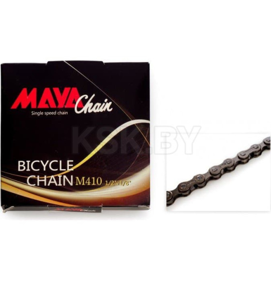 Цепь велосипедная M410, 1-ск., 66 зв. Maya MY11009 (MY11009)