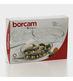 Набор посуды для запекания (3 пр.) Borcam 159027