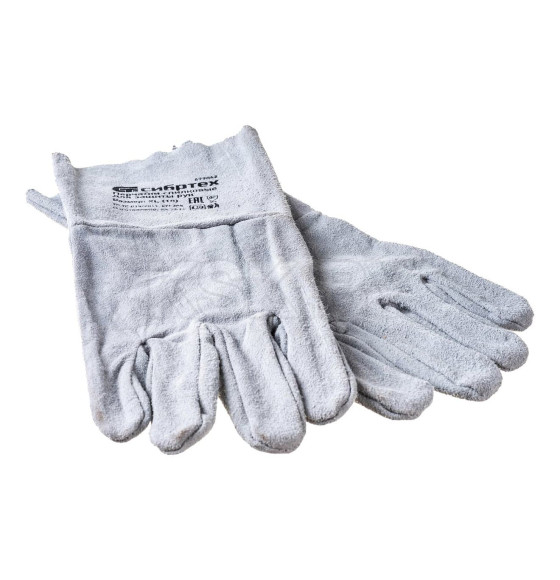 Перчатки спилковые с манжетой для садовых и строительных работ, размер XL Сибртех 679042 (679042) 