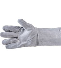Перчатки спилковые с манжетой для садовых и строительных работ, размер XL Сибртех 679042