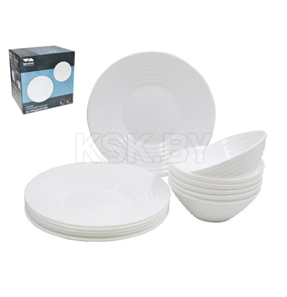 Столовый набор (12пр.) 260 мл, 19/12,5 см LWENP12T WHITE Lavenir (00107155) 