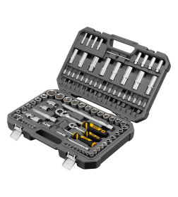 Набор головок и бит 1/2", 1/4" CrV S2 (109 предметов) Denzel 15814
