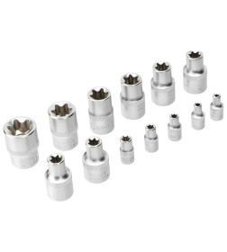 Набор головок и бит 1/2", 1/4" CrV S2 (109 предметов) Denzel 15814